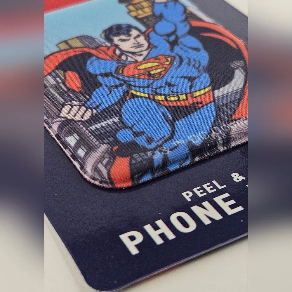 DC Comics Flying SUPERMAN Phone Card Pocket Wallet Holder BUNDLE 2 GET 1 FREE